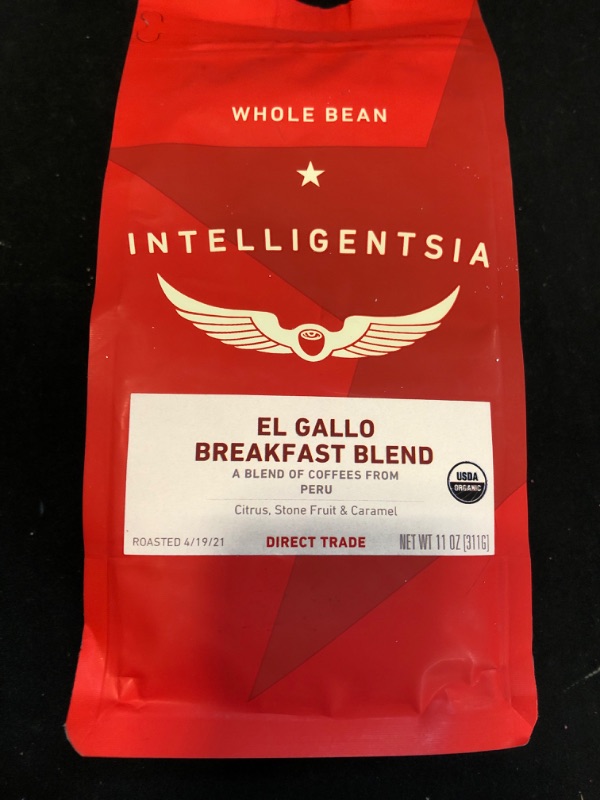 Photo 2 of Intelligentsia Organic El Gallo Breakfast Blend Coffee 12 oz. Bag