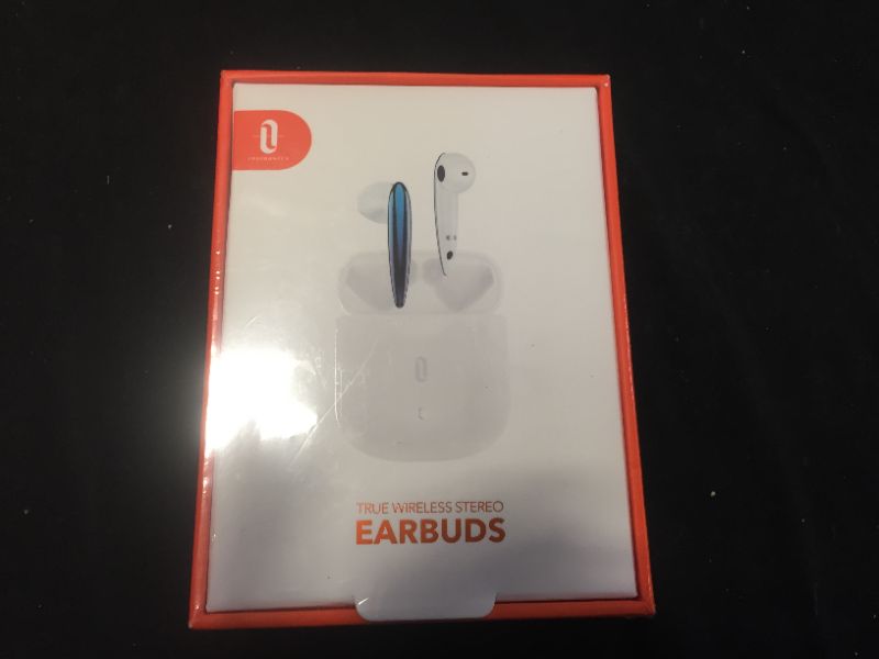 Photo 5 of Wireless Earbuds TaoTronics SoundLiberty 80, Bluetooth 5.0 Earbuds with AI Noise Canceling Mic, Support aptX Stereo Audio, Voice and Touch Control, in-Ear Detection, with USB-C Charging Case (FACTORY SEALED) 
