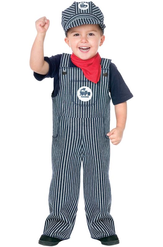 Photo 1 of Toddler Train Engineer Costume --- SIZE 3T-4T