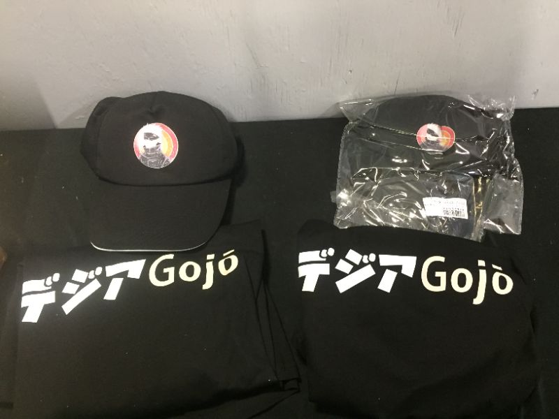 Photo 1 of 4XL AND 5XL GENERIC SHIRT SET WITH MATCHING HAT GOJO CHARACTER 