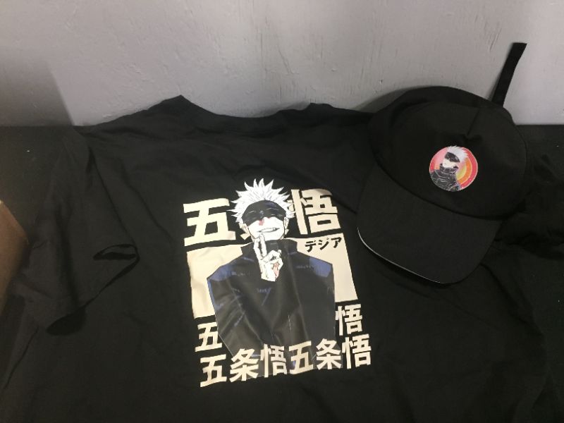 Photo 2 of 4XL AND 5XL GENERIC SHIRT SET WITH MATCHING HAT GOJO CHARACTER 