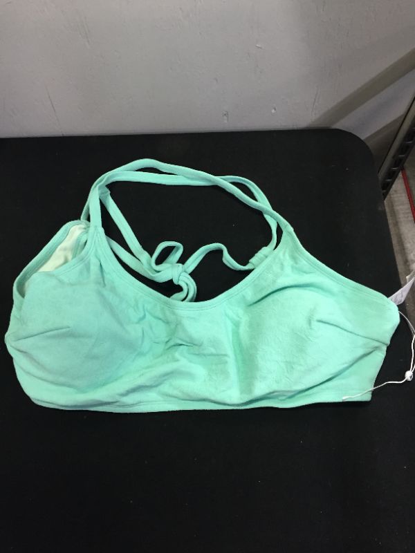 Photo 2 of CUPSHE Spring Bloom Reversible Bralette Bikini Top XL