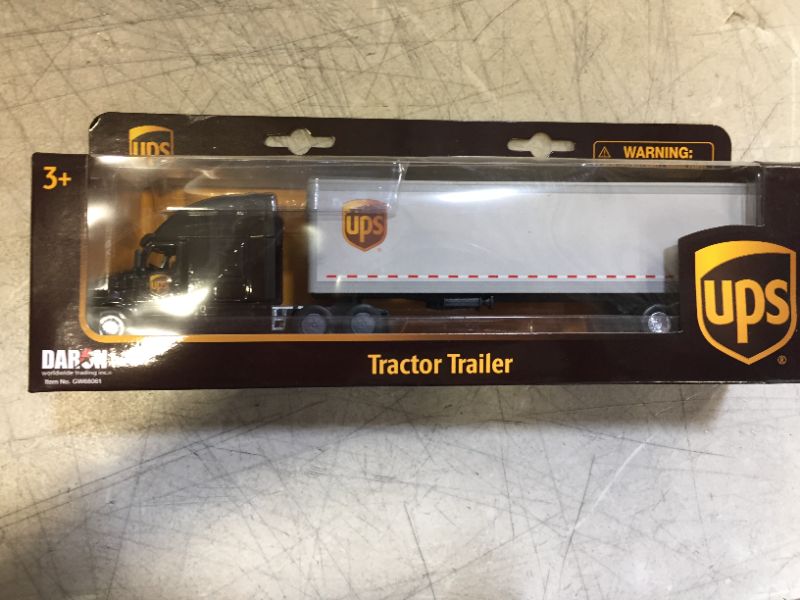 Photo 2 of Daron Worldwide Trading GW68061 1 by 64 Scale UPS Tractor Trailer
