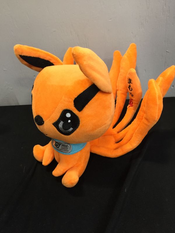 Photo 2 of KABOER Anime Naruto Kurama Nine-Tails Fox Plush Doll Stuffed Animal Toy
