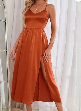 Photo 1 of CUPSHE Kayli Backless Elastic Waist A-Shape Dresses XS