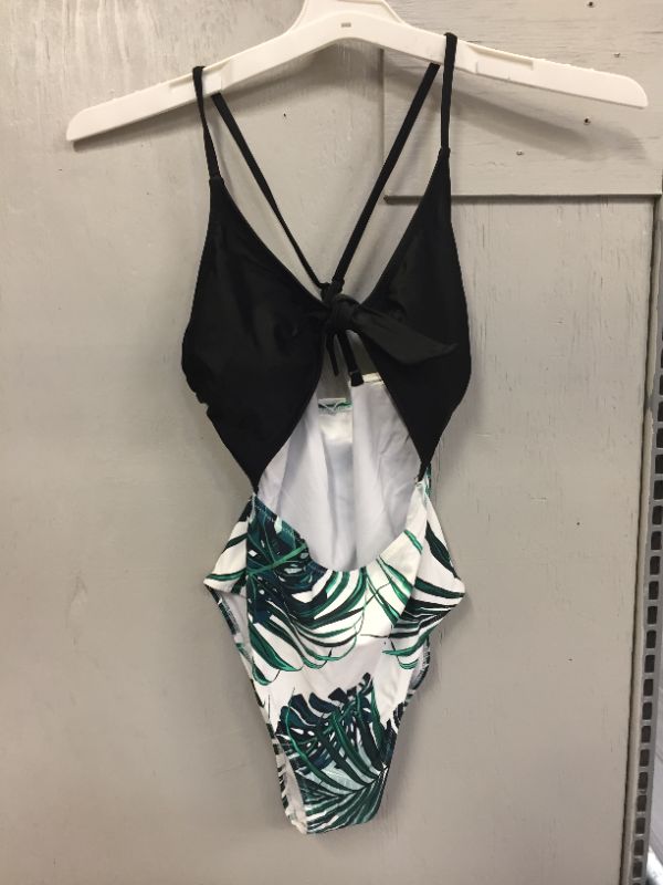 Photo 2 of CUPSHE Gwen Tropical Cut Out One Piece Swimsuit MEDIUM 