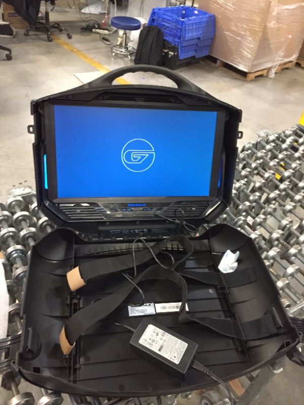 Photo 3 of Vanguard Personal Gaming Environment  24"    The Vanguard takes gaming to a whole new level of convenience with a remote control and a PGE Sling for easy carrying. This portable gaming station features a rugged armored shell that protects your favorite co