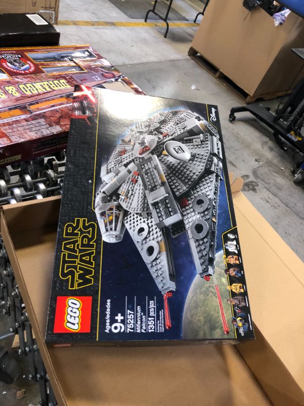 Photo 3 of LEGO Star Wars: The Rise of Skywalker Millennium Falcon 75257 Starship Model Building Kit and Minifigures (1,351 Pieces)