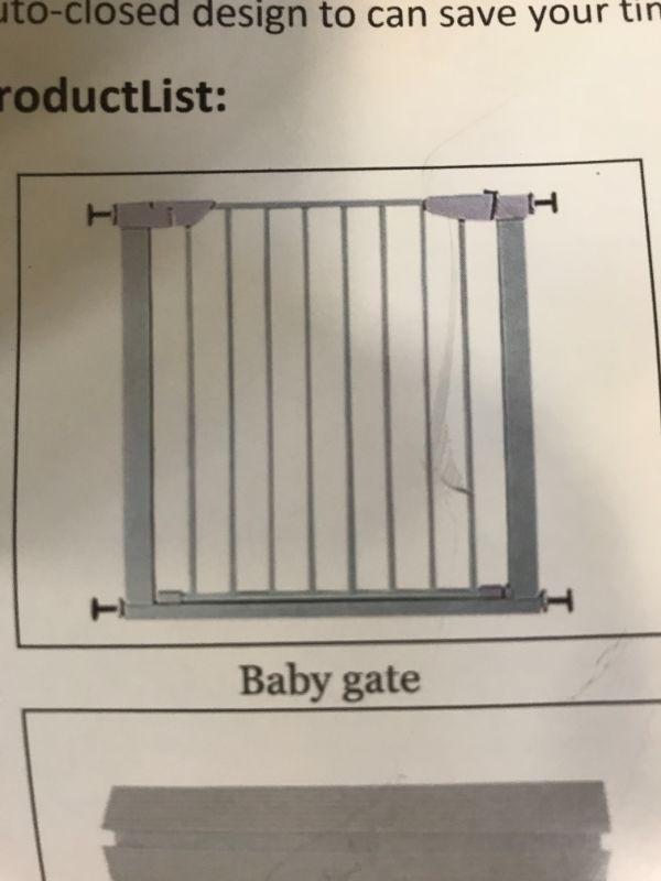 Photo 1 of BABY GATE, BLACK 