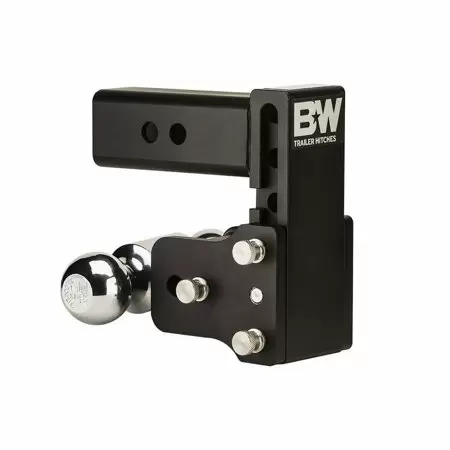 Photo 1 of  B&W TS20037B Tow and Stow 2.5 Inch Shank Dual Ball Hitch Mount with 5 Inch Drop