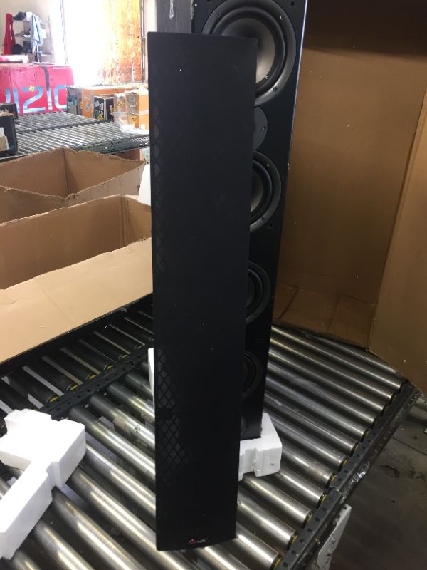 Photo 3 of Polk Audio Monitor 70 Series II Floorstanding Speaker (Black, Single) for Multichannel Home Theater | Hi-Res Audio with Deep Bass Response | 1" Tweeter, (4) 6.5" Woofers | Bi-Wire & Bi-Amp
