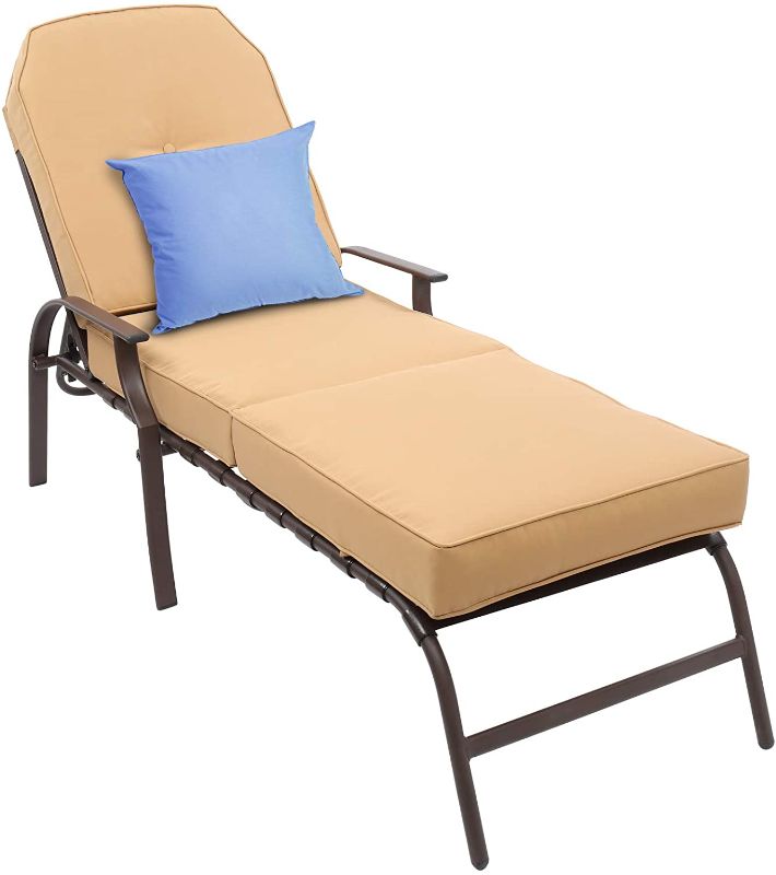 Photo 1 of VINGLI Upgraded Patio Metal Chaise