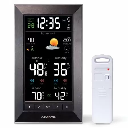 Photo 1 of AcuRite 01121M Vertical Wireless Color Weather Station with Temperature Alerts