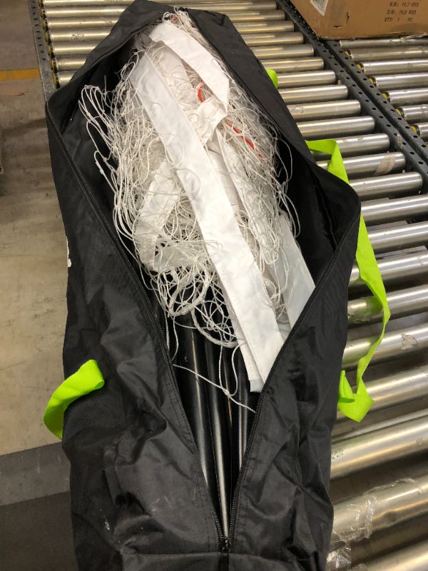 Photo 1 of QUICKPLAY Kickster Elite Portable Soccer Goal | Integrated Weighted Base for Training on Turf, Hard Floors or Grass | Sizes 5x3', 6x4', 12x6', 16x7', & 3x2M [Single Goal]
(( OPEN PACKAGE ))
** MISSING ACCESSORIES **