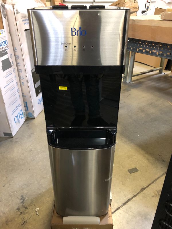 Photo 2 of Brio Self Cleaning Bottom Loading Water Cooler Water Dispenser - Limited Edition
(( OPEN PACKAGE ))
** CONTIANS SMALL AMOUT OF WATER INSIDE **
