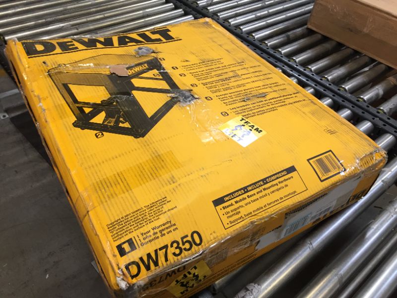Photo 3 of DeWalt DW7350 - Mobile Thickness Planer Stand