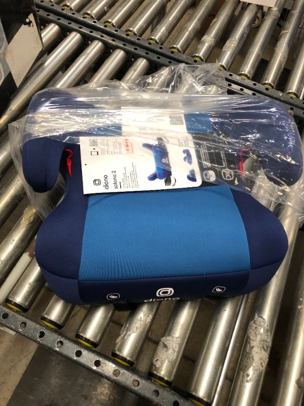 Photo 3 of  Diono Solana 2 Latch Backless Booster Car Seat - Blue