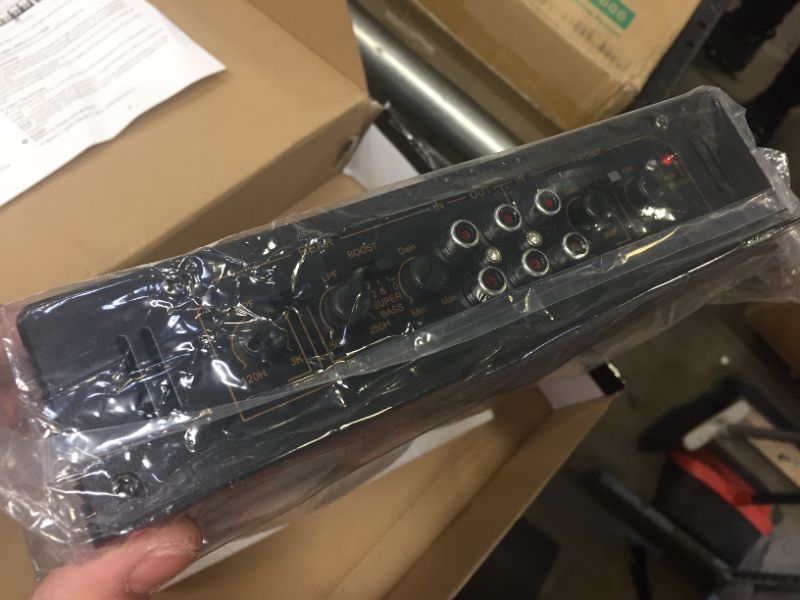 Photo 1 of WD628 6800W 4 Channel DC 12V Car Audio Amplifier Aluminium Alloy Car Power Speaker
