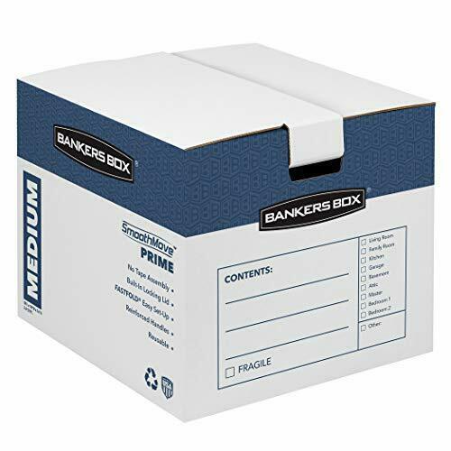 Photo 1 of Bankers Box SmoothMove Moving Boxes Tape-Free Fast Fold Easy Assembly