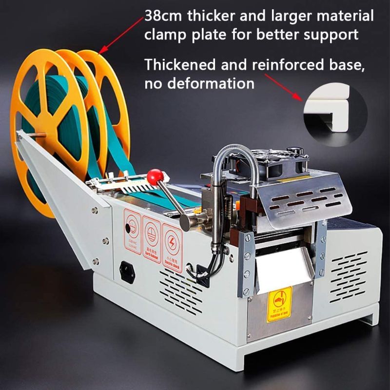 Photo 1 of Webbing Cutting Machine 5inch LCD Display Cold and Hot Webbing Tape Cutting Machine