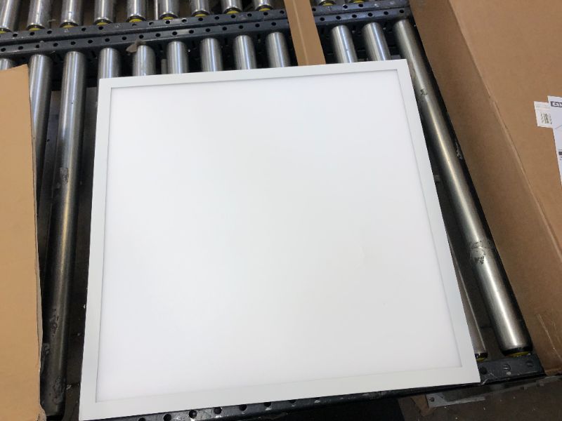 Photo 3 of Metalux Flat Panel Troffer LED Light Fixture 2 ft. x 2 ft. White Dimmable