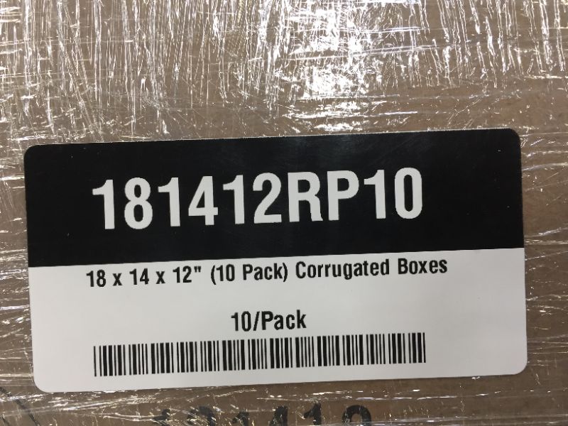 Photo 3 of 18 x 14 x 12" (10 Pack) Corrugated Boxes