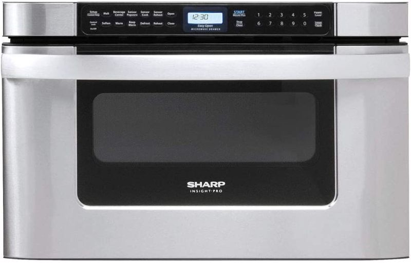 Photo 1 of Sharp KB-6524PS 24-Inch Microwave Drawer Oven, 1.2 cu. ft., Stainless Steel
[[ FACTORY SEALED ]]