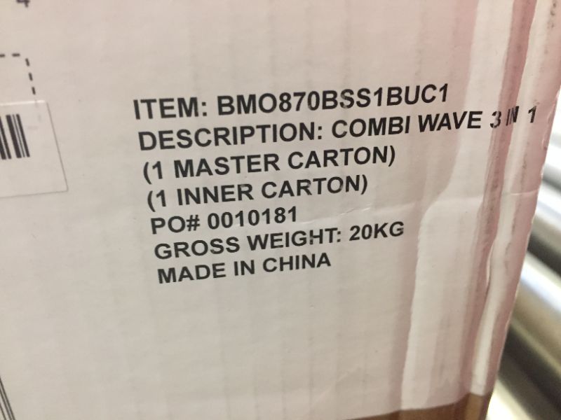 Photo 4 of Breville BMO870BSS1BUC1 Combi Wave 3 in 1, Brushed Stainless Steel & BOV800PC13 13-Inch Pizza Crisper for use with the BOV800XL Smart Oven
