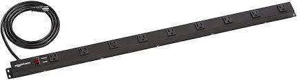 Photo 1 of Amazonbasics Heavy Duty Metal Surge Protector Power Strip With Mounting Brack