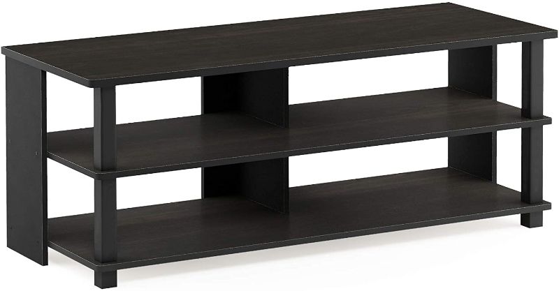 Photo 1 of Furinno Sully 3-Tier Stand for TV up to 50, Espresso/Black
