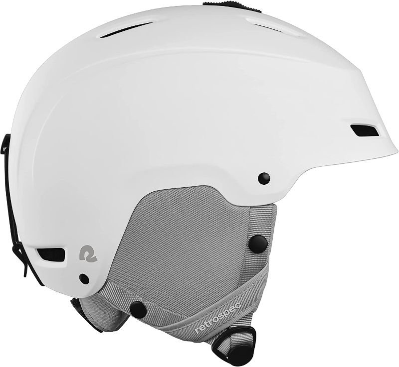 Photo 1 of Retrospec Zephyr Ski & Snowboard Helmet for Adults - Adjustable with 9 Vents - ABS Shell & EPS Foam
--- sized large 