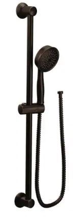 Photo 1 of 1-Spray Eco-Performance Handheld Hand Shower with Slidebar in Oil Rubbed Bronze
