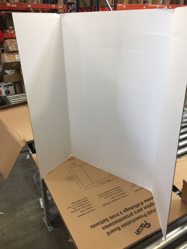 Photo 2 of Pacon White Presentation Board 48x36 four pack 