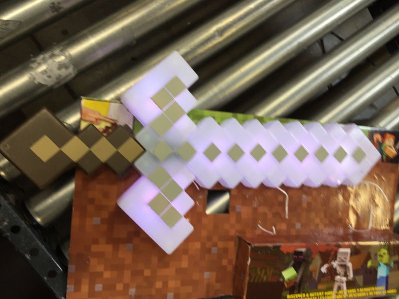 Photo 2 of Minecraft Light-Up Adventure Sword [Amazon Exclusive]
