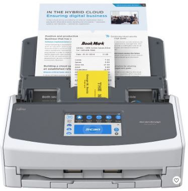 Photo 1 of Fujitsu ScanSnap iX1600 Wi-Fi Cloud-Enabled Deluxe Scanner with Adobe Acrobat Pro DC, White (CG01000-300201)

