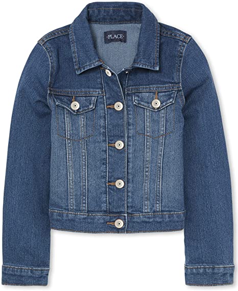 Photo 1 of The Children's Place Girls' Basic Denim Jacket large
