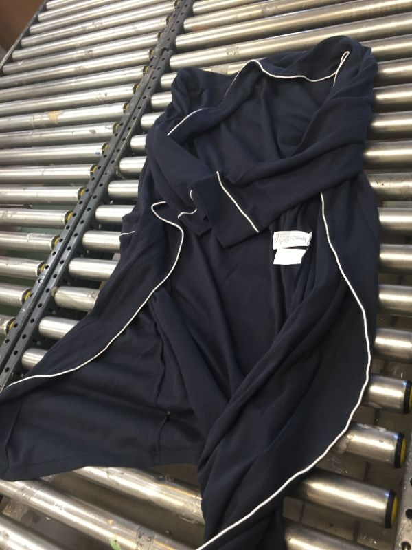 Photo 1 of navy blue robe medium