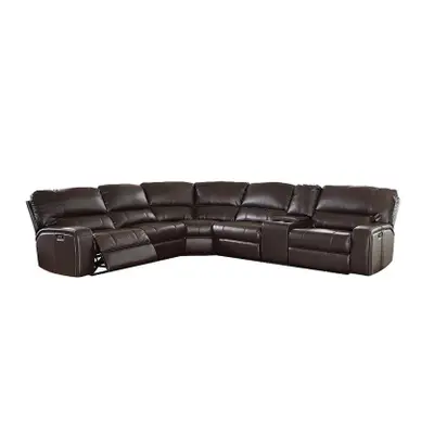 Photo 1 of ACME Saul Espresso Leather-Aire Sectional corner piece