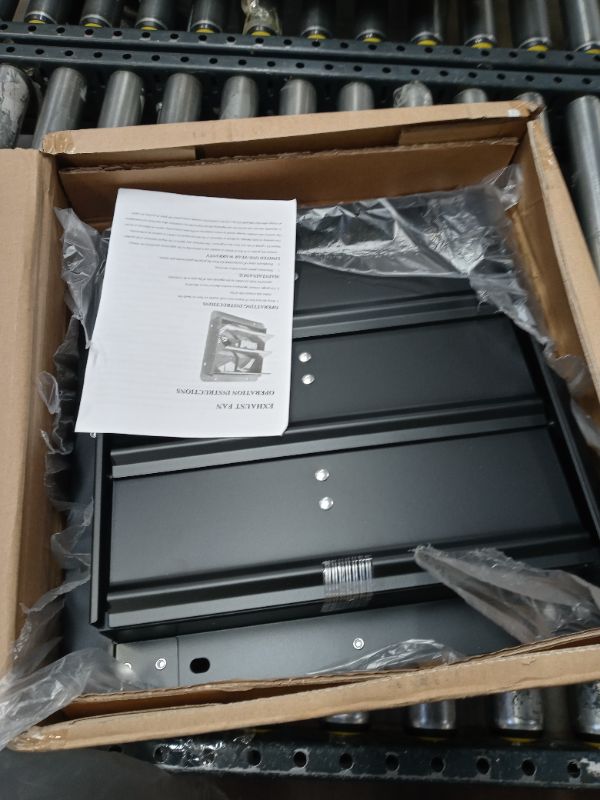 Photo 1 of AC Infinity AIRLIFT T12, Shutter Exhaust Fan 12" with Temperature Humidity Controller, EC Motor - Wall Mount Ventilation and Cooling for Sheds, Attics, Workshops
