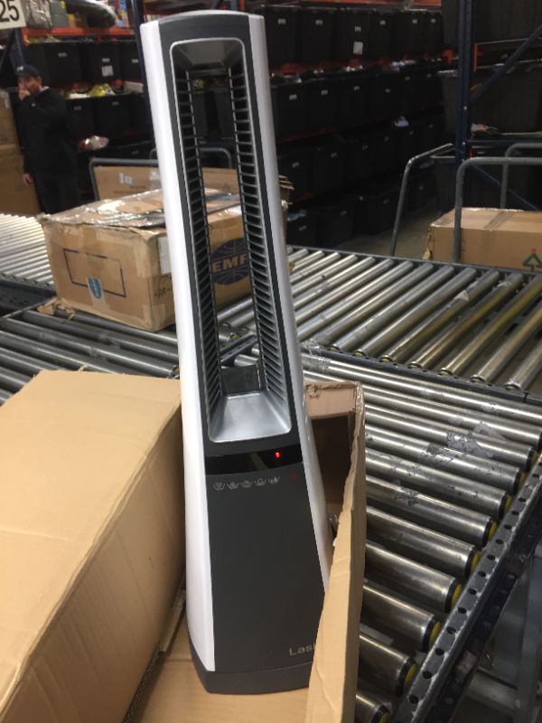 Photo 4 of Lasko Bladeless W/Remote Space Heaters, 27&quot, Silver AW300
