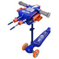 Photo 1 of NERF Elite 3-Wheel Blaster Scooter with Dual Trigger and Rapid Fire Action
