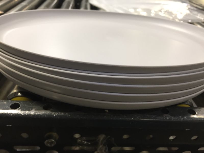Photo 2 of 6 PACK OF GRAY PLATTERS. SIZE 12X15 INCHES