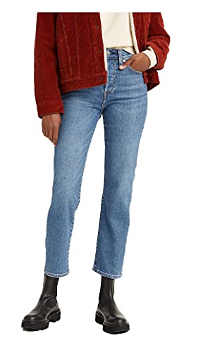 Photo 1 of Levi's Women's Wedgie Straight Jeans, Love in The Mist , 28

