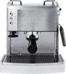 Photo 1 of De'Longhi - Espresso Machine with 15 bars of pressure, Milk Frother and removable water tank - Stainless Steel
