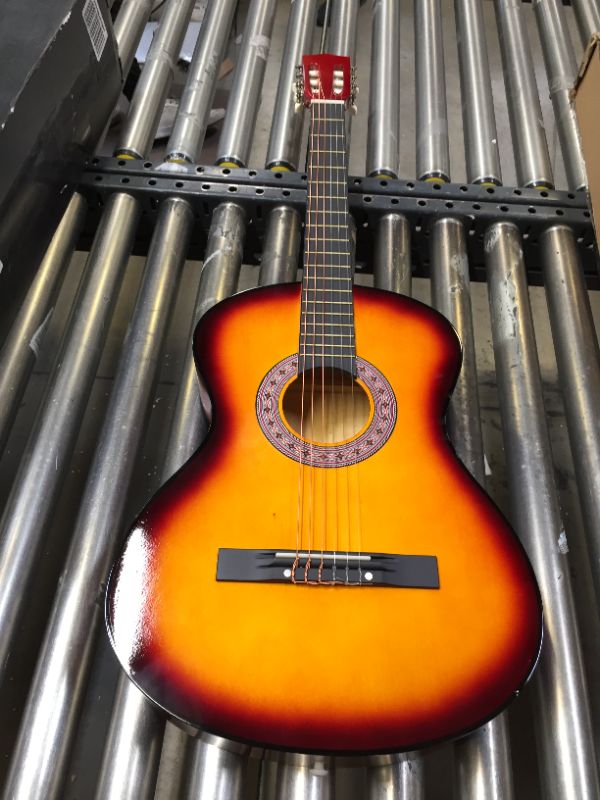 Photo 1 of 38" Wood Guitar With Case and Accessories for Kids/Boys/Girls/Teens/Beginners (38", Sunburst)
