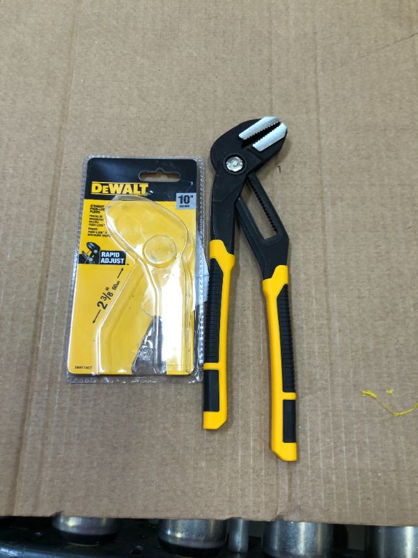 Photo 2 of 10 in. Straight Jaw Pushlock Plier
