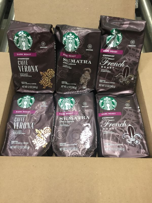 Photo 1 of 6PK OF STARBUCKS COFFEE 
BEST BY JAN 23 2022