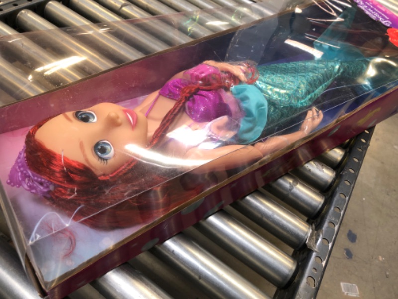 Photo 3 of Disney Princess Ariel Doll My Size 32" Tall --new item damage box 