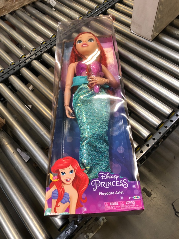 Photo 4 of Disney Princess Ariel Doll My Size 32" Tall --new item damage box 