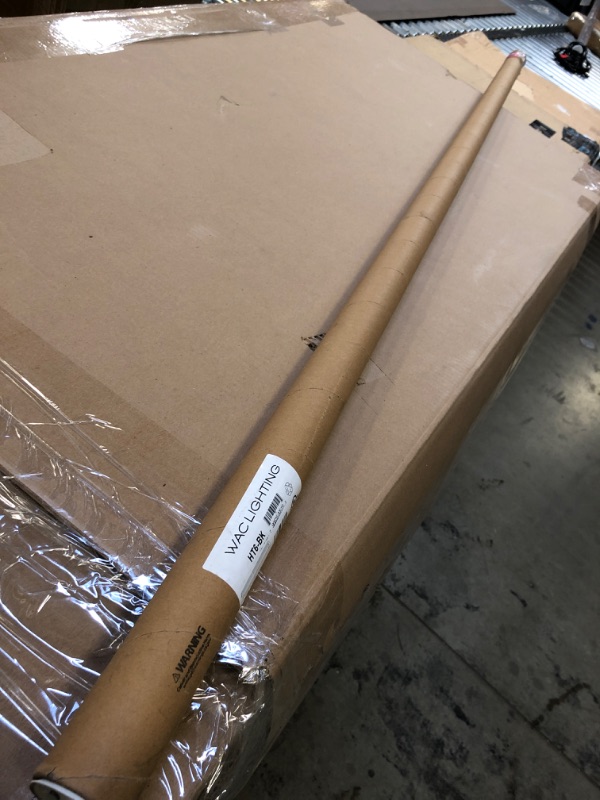Photo 1 of H-Track 6 ft. 120-Volt Black Single Circuit Lighting Fixed Track Lighting Rail with 2 Endcaps